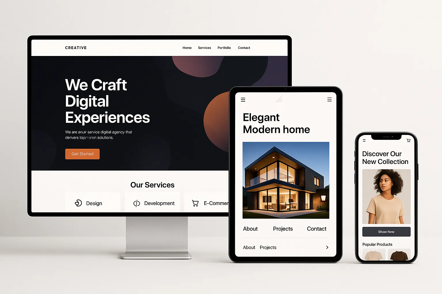 Examples of best website design principles.