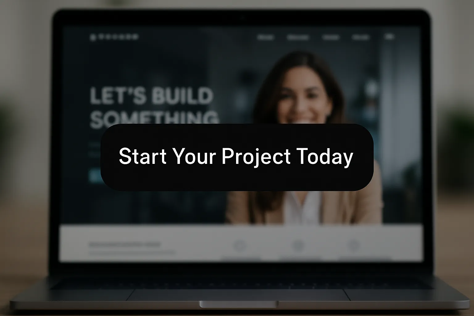 A clear call to action to start a web design project with a freelance web designer or an expert agency like Kleevix.