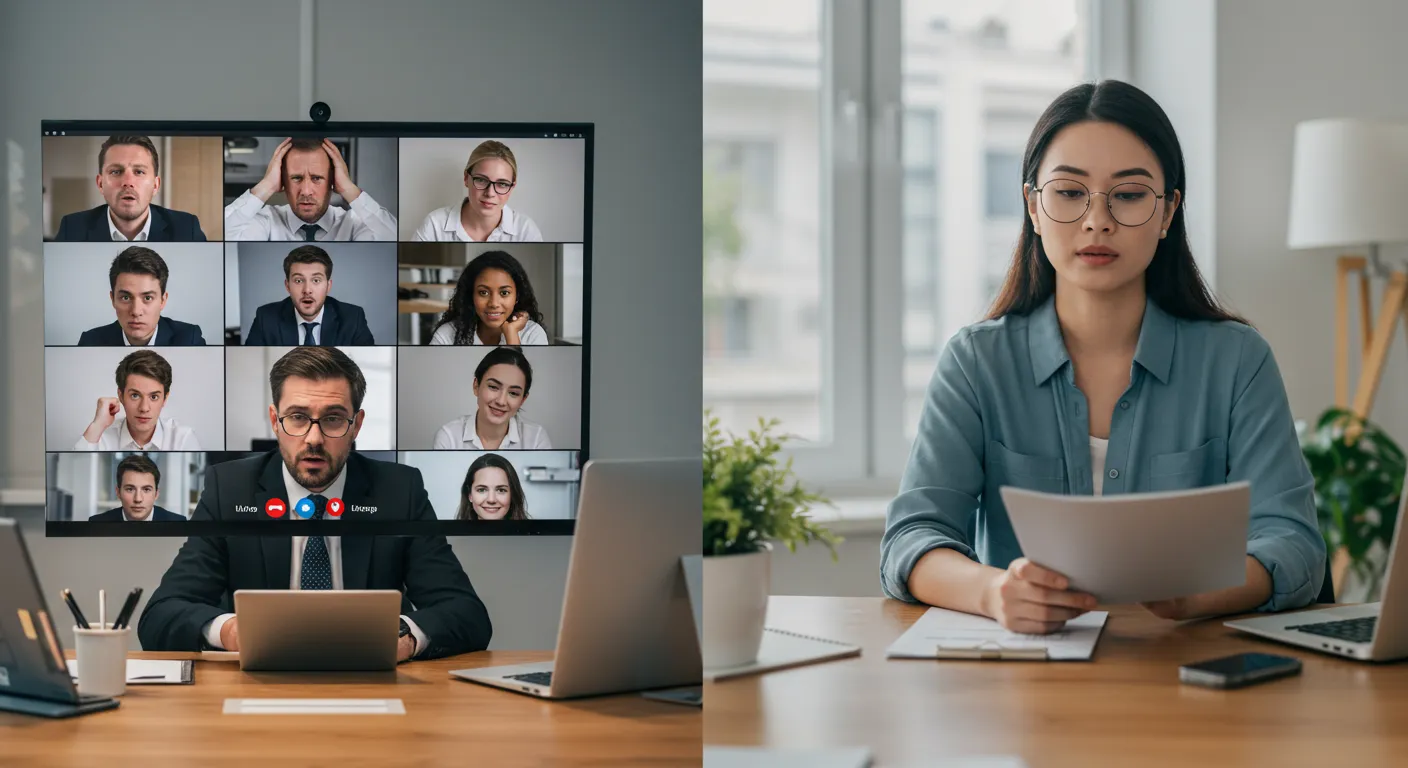 An image comparing the complex communication with a website developer company to the clear, direct communication with the freelancer.