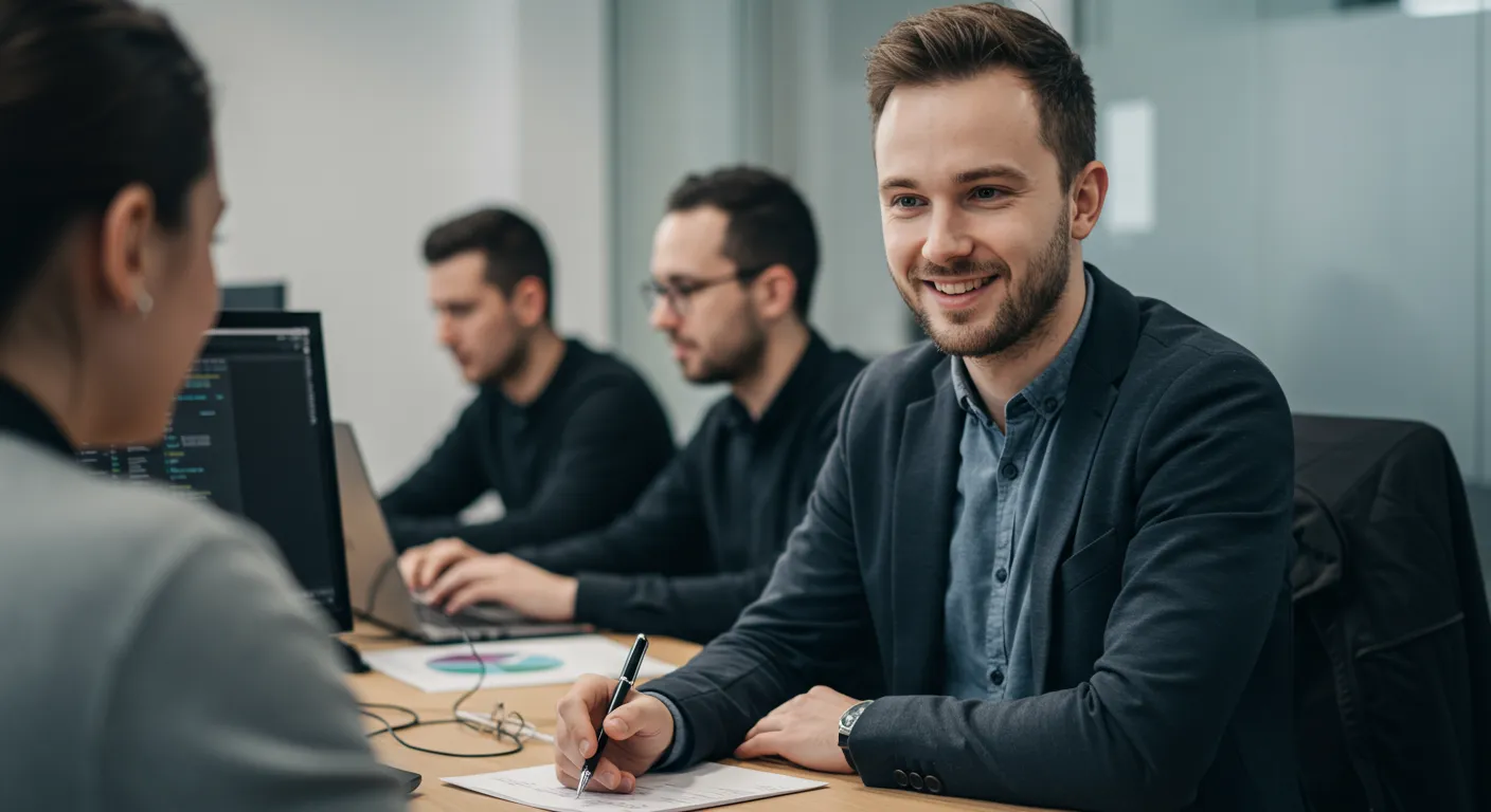 An image symbolizing the Kleevix approach: the personal attention of the freelancer supported by the resources of a professional website design agency.